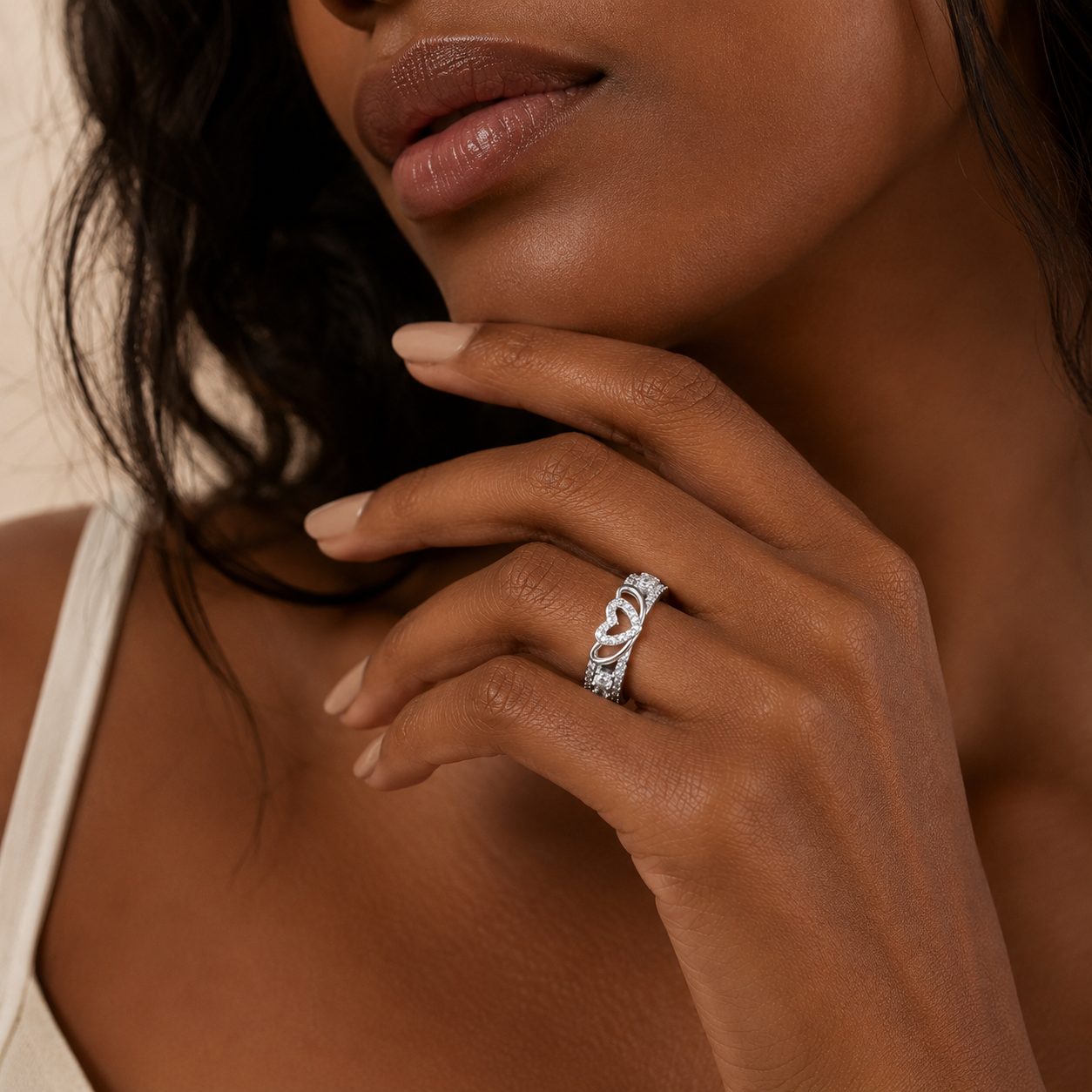 Mi Amor Sterling Silver Ring