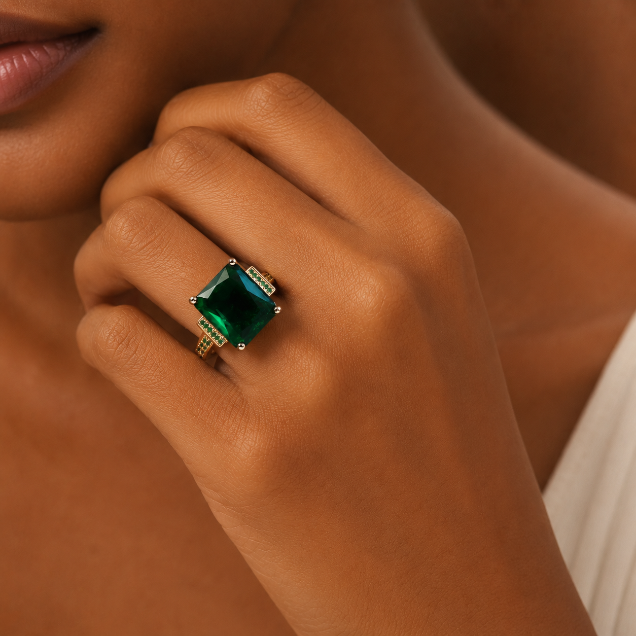 Fantasia Gold Plated Ring
