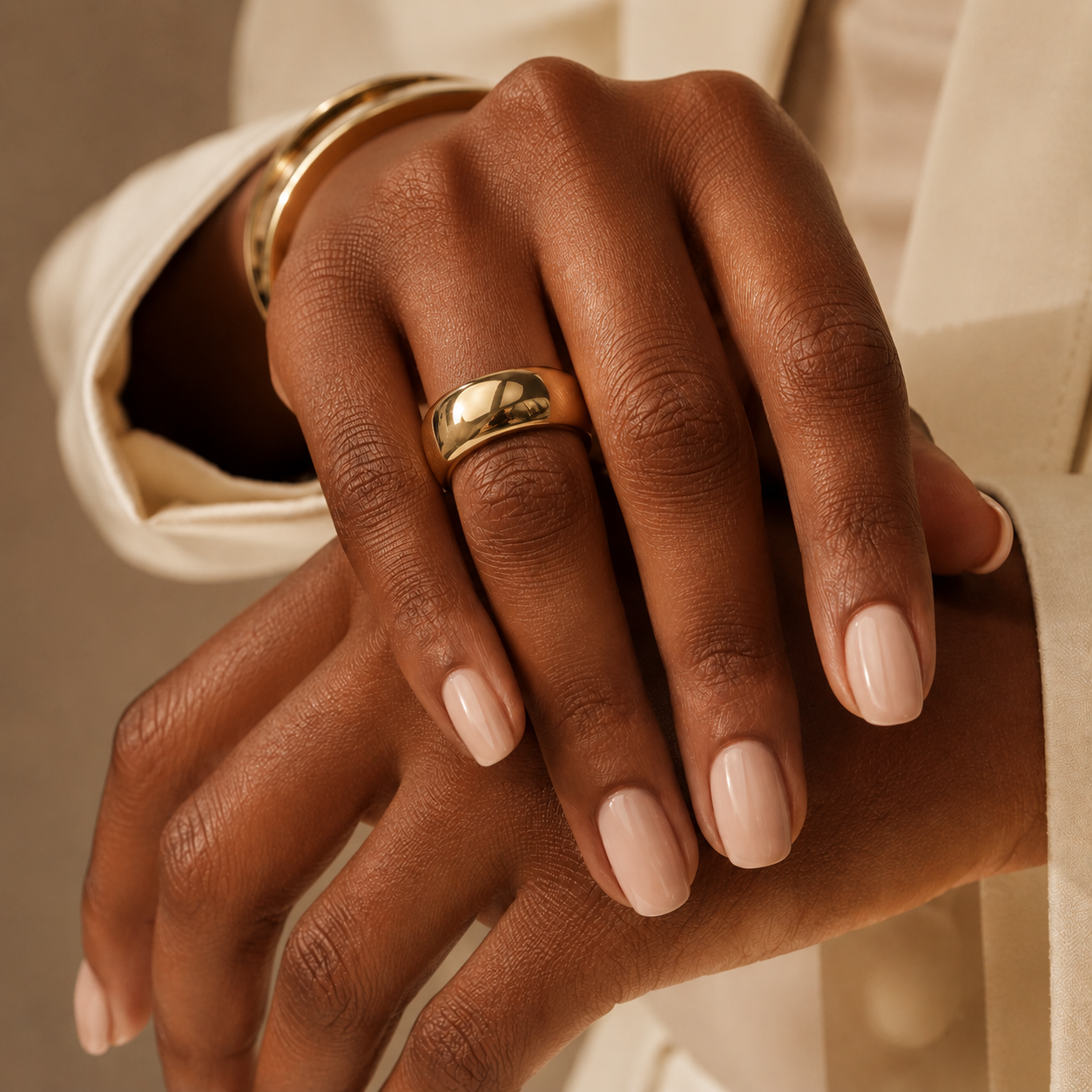 Halo Band Ring