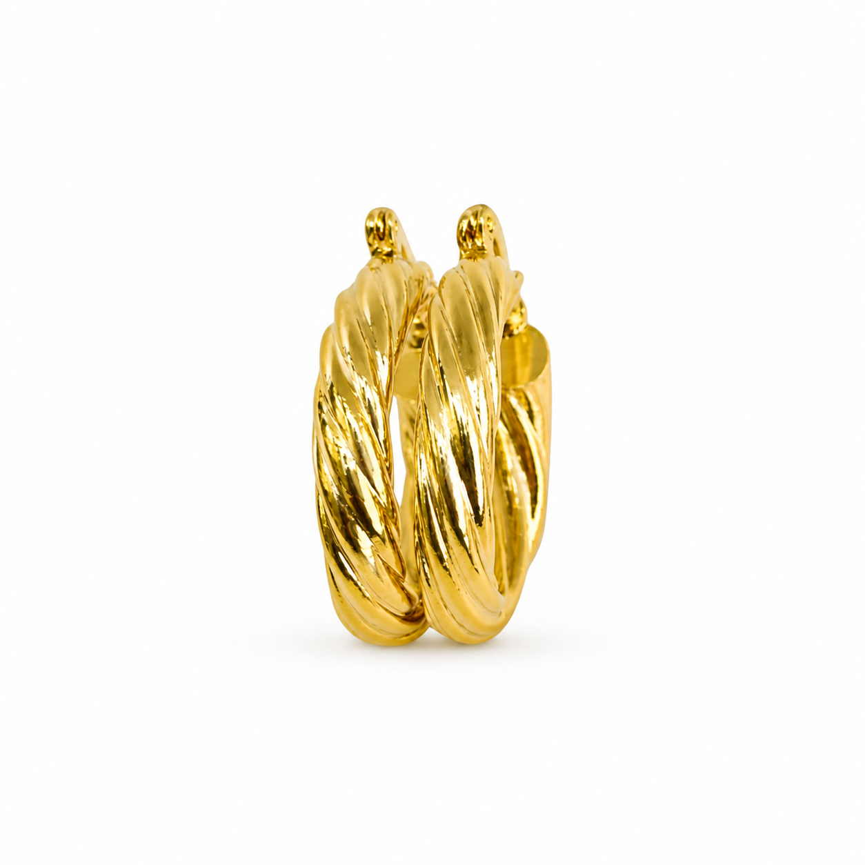 Melia Gold Plated Hoop Earrings