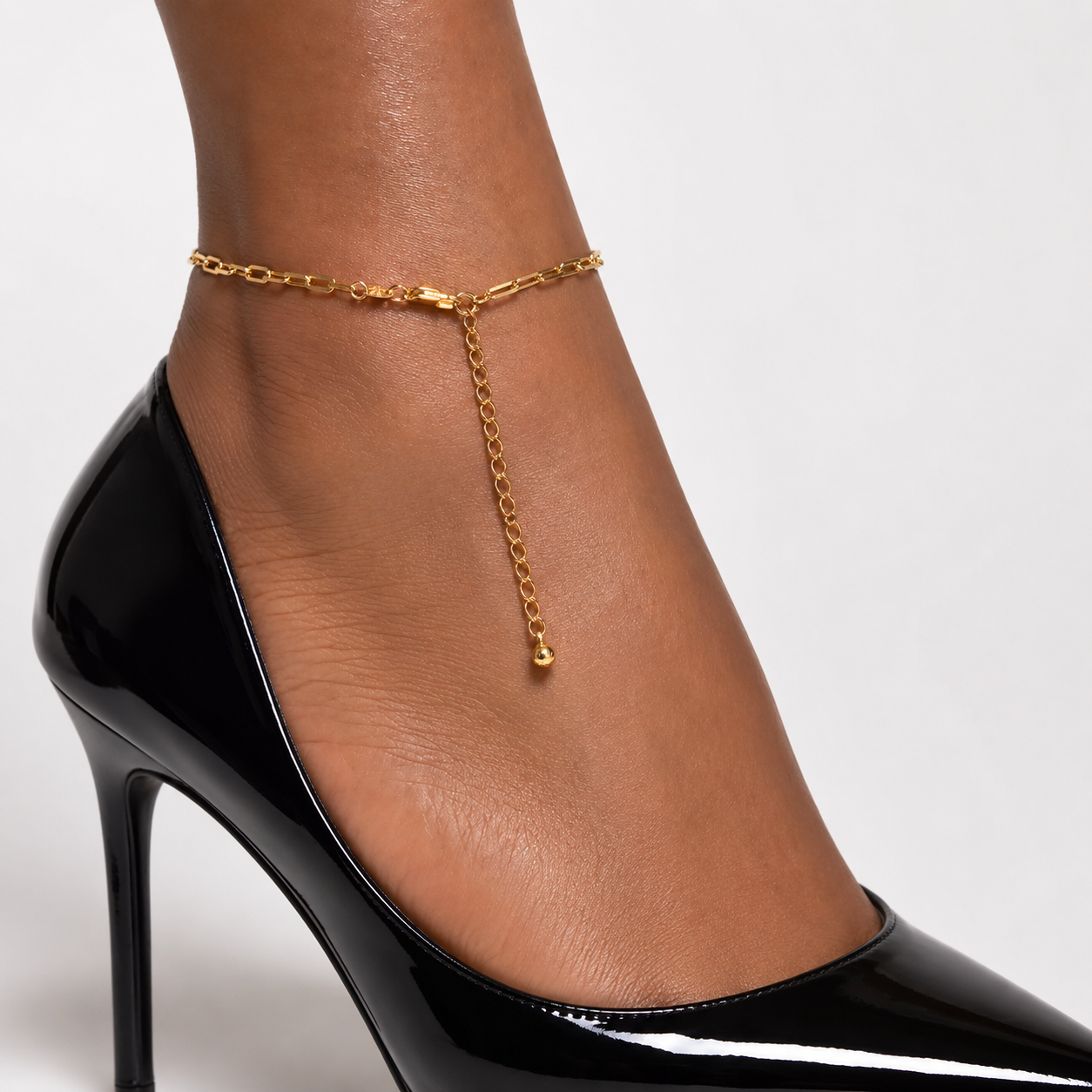 Nova Heart Gold Filled Anklet