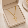Dana Cross Pendant 18k Gold Filled Necklace
