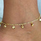 Figaro Link Hearts Anklet