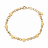 Forever Heart Link 18k Gold Filled  Bracelet