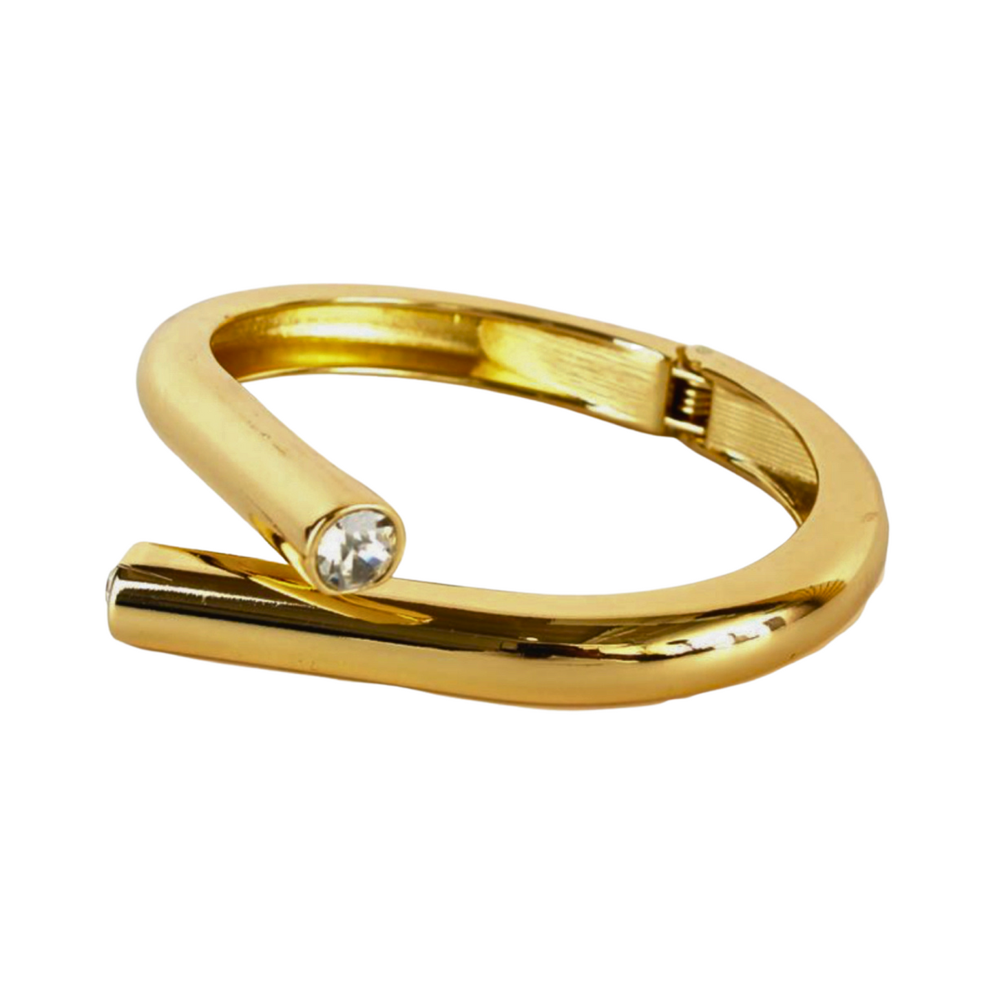 Milan Crystal Hinged Bangle (Copy)
