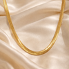 Tania Herringbone 18k Gold Filled Link Chain