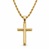 Dana Cross Pendant 18k Gold Filled Necklace