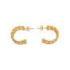 Tasia Half Hoop Earrings-18k Gold Filled