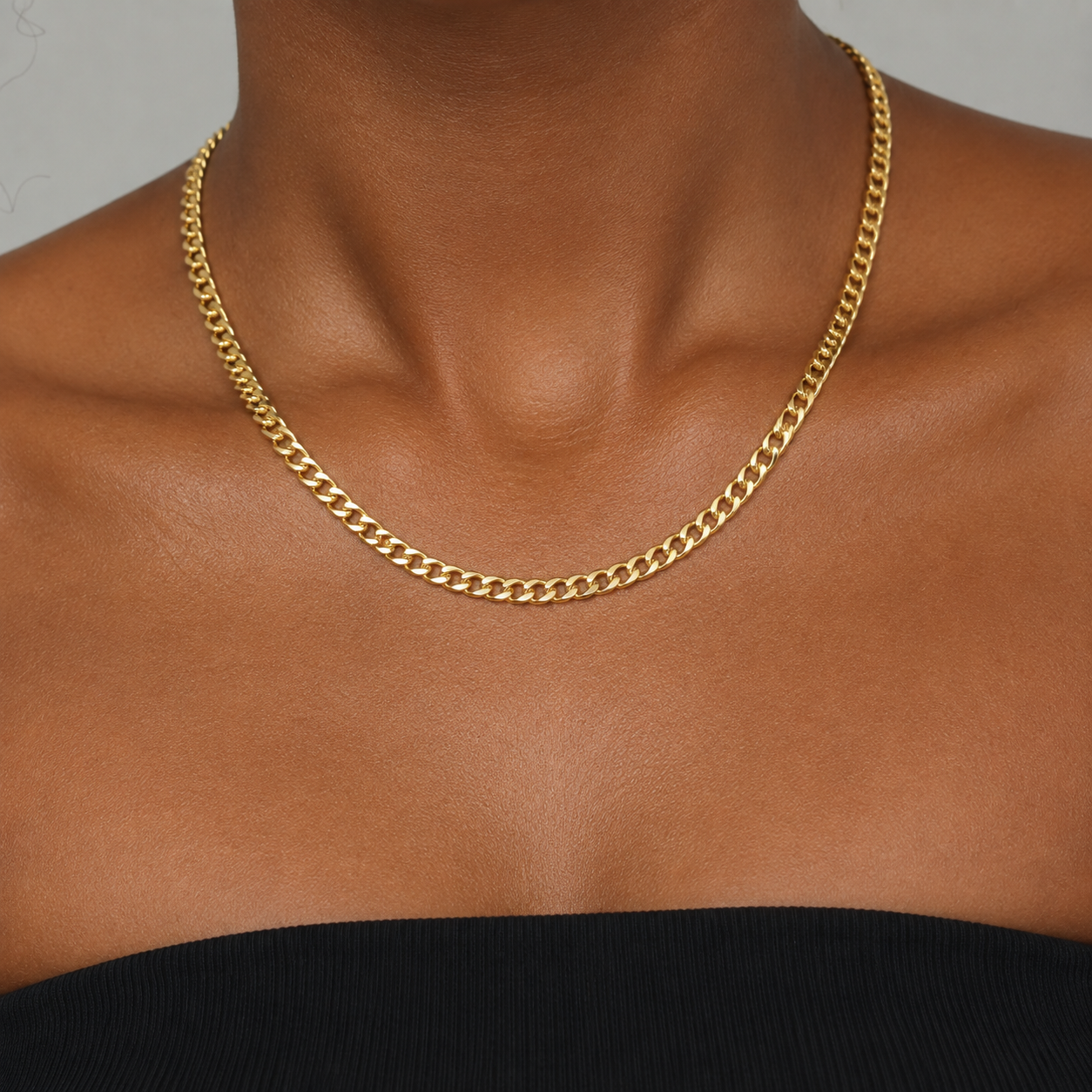 Cuban Link 18k Gold Filled Chain