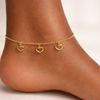 Golden Crush Hearts Anklet