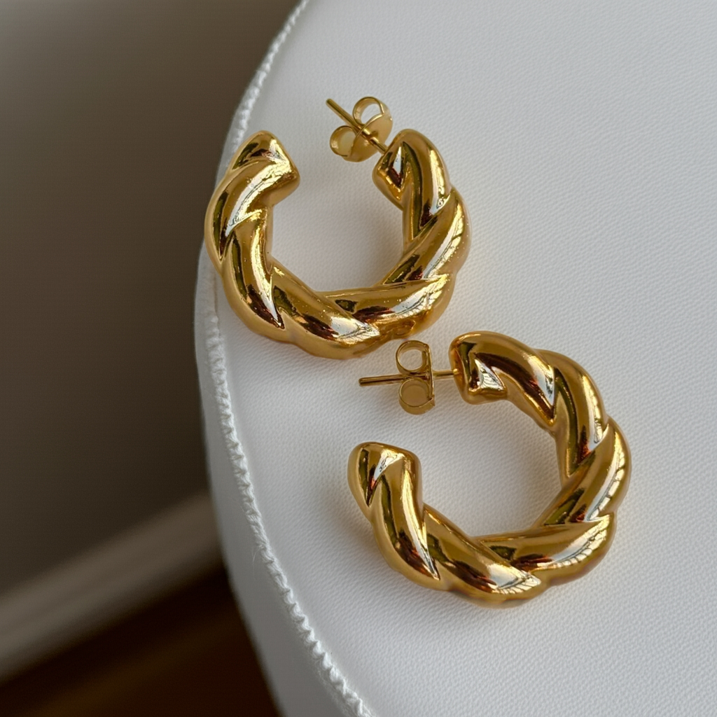 Elena Hoop Earrings