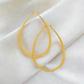 Lira Hoop Earrings-18k Gold Plated